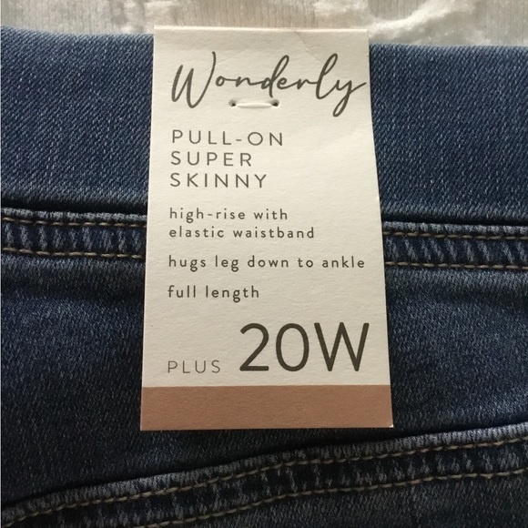 WOMENS DENIM JEANS BY WONDERLY - Picture 4 of 5